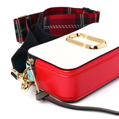 Marc Jacobs Saffiano Small Snapshot Camera Bag Porcelain Multi 11 of 13