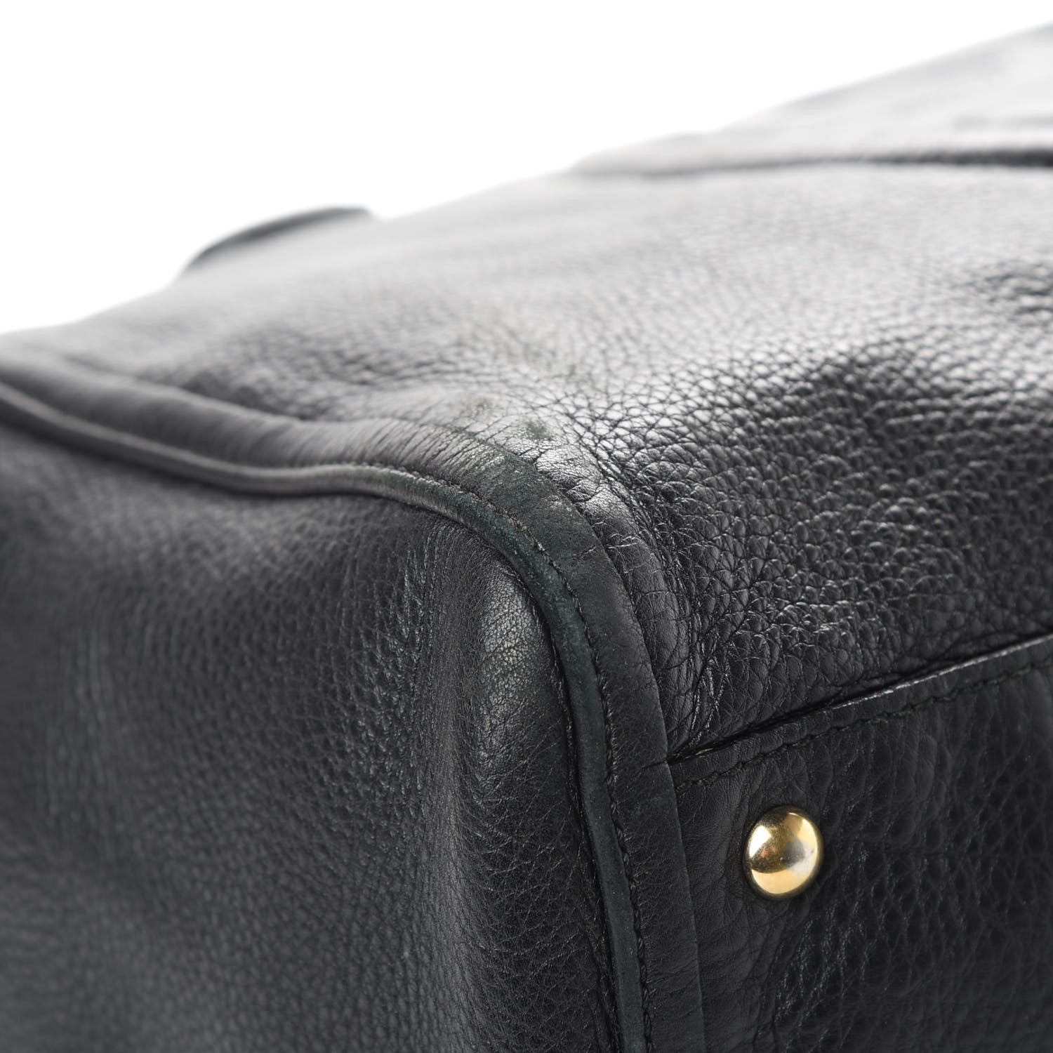 Gucci Pebbled Calfskin Large Soho Top Handle Bag Black 9 of 20