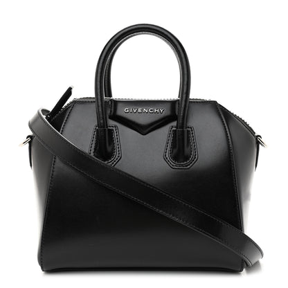 Givenchy Shiny Lord Calfskin Mini Antigona Black 1 of 9