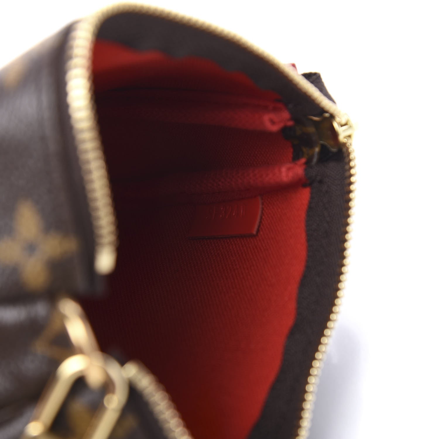 Louis Vuitton Monogram 2020 Christmas Animation Bumper Cars Mini Pochette Accessories Coquelicot 6 of 9