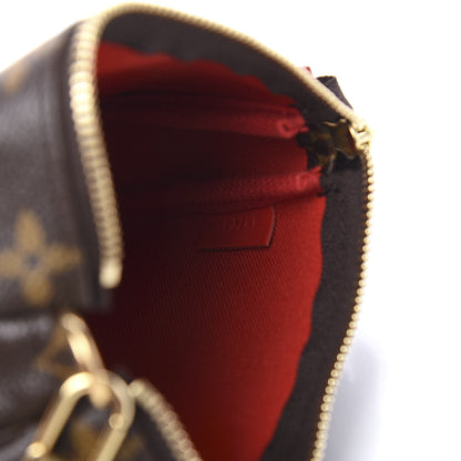 Louis Vuitton Monogram 2020 Christmas Animation Bumper Cars Mini Pochette Accessories Coquelicot 6 of 9