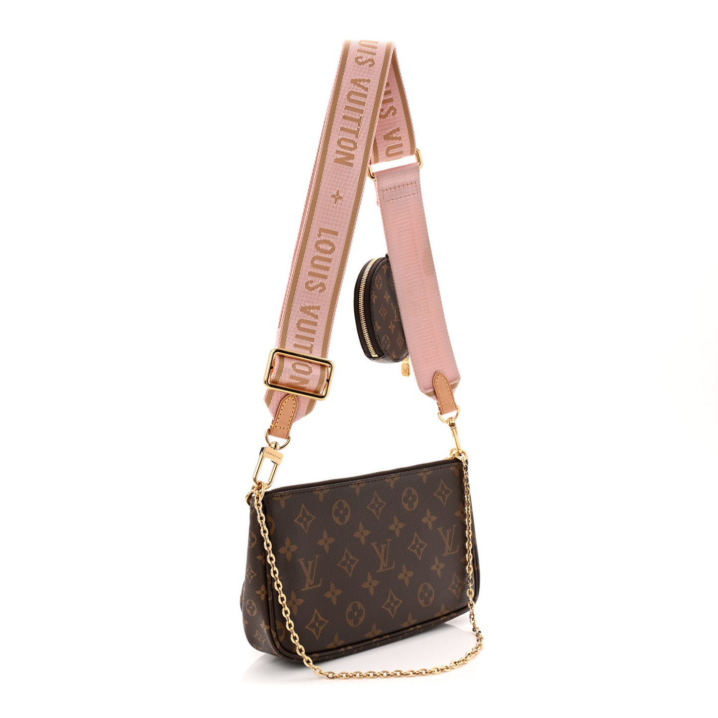 Monogram Multi Pochette Accessories Rose Clair