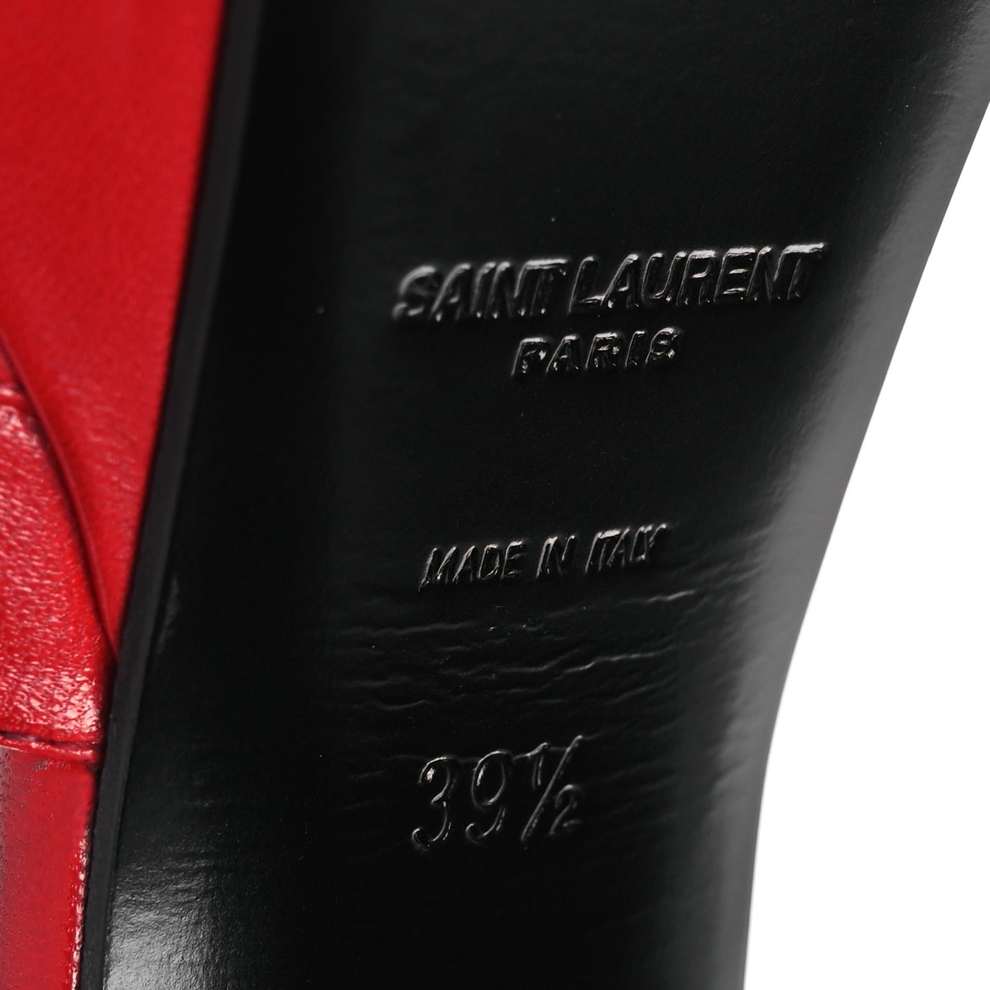Goatskin Candy 80 Platform Sandals 39.5 New Red