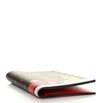Louis Vuitton Monogram 2019 Christmas Animation Passport Cover Rouge 4 of 7