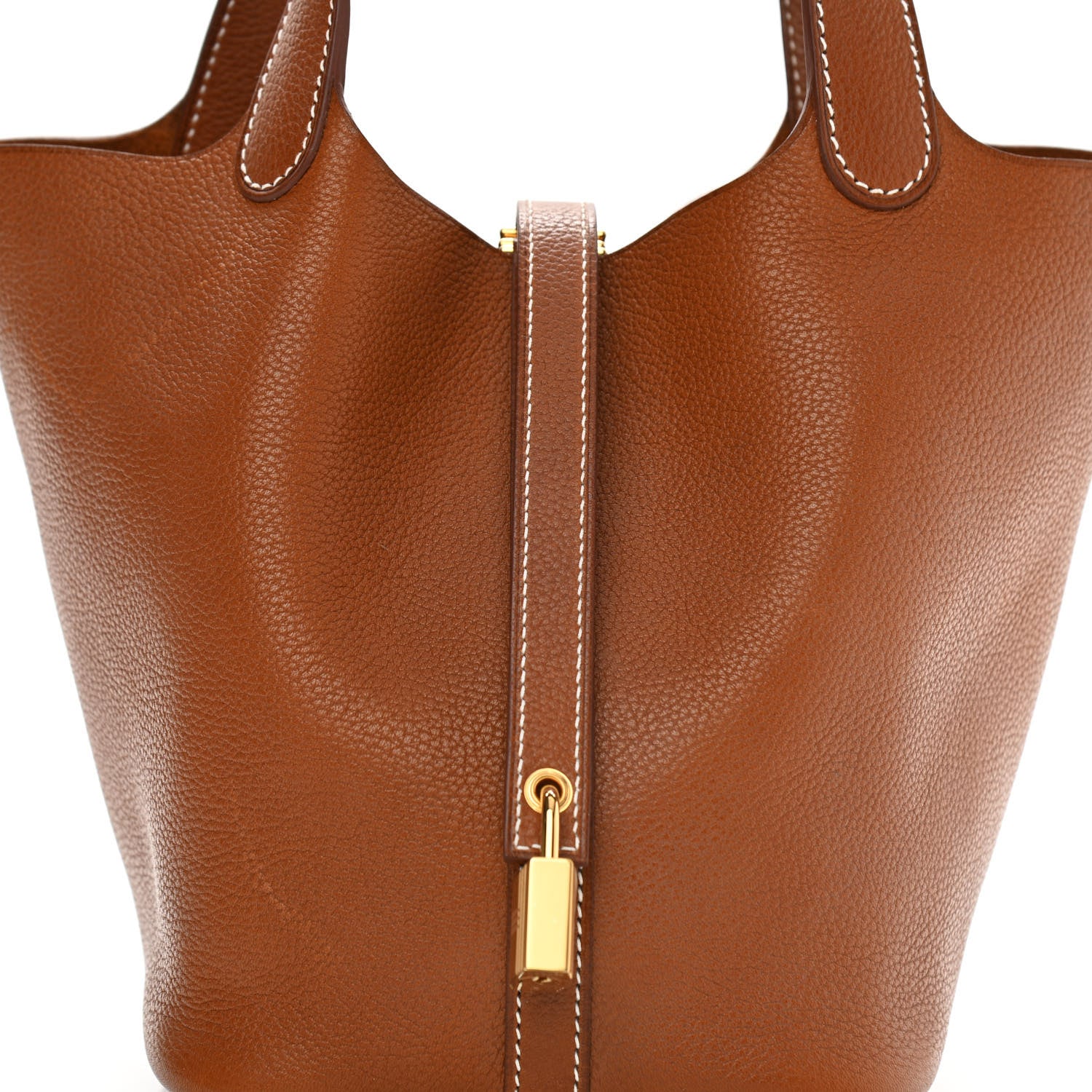 Hermes Barenia Faubourg Picotin Lock 18 PM Fauve 8 of 11