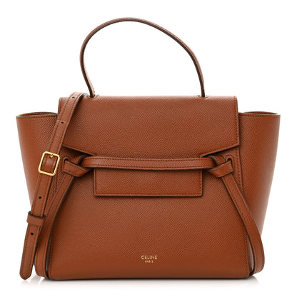 Celine Grained Calfskin Nano Belt Bag Caramel 1 of 11
