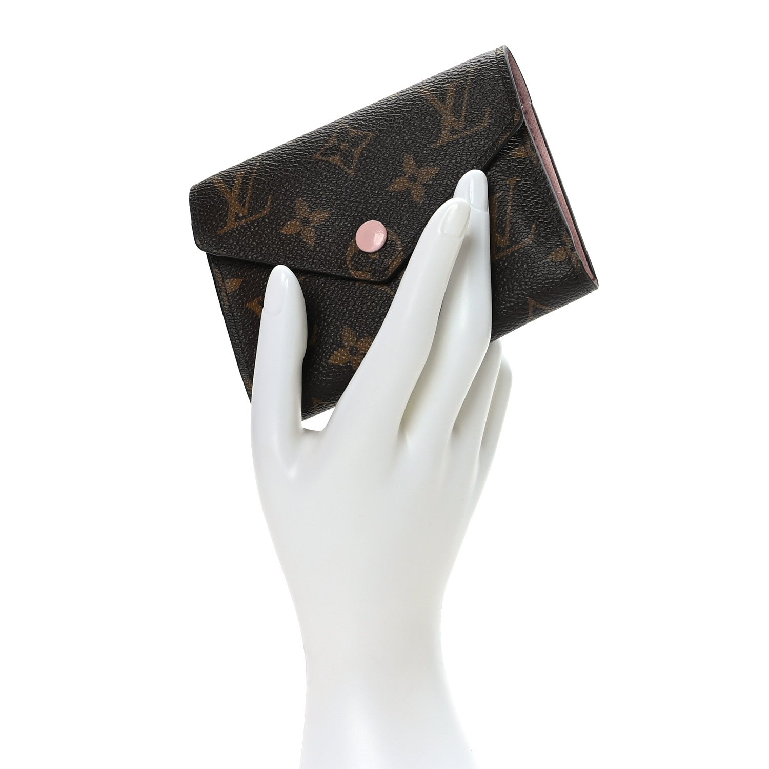 Louis Vuitton Monogram Victorine Wallet Rose Ballerine 2 of 7