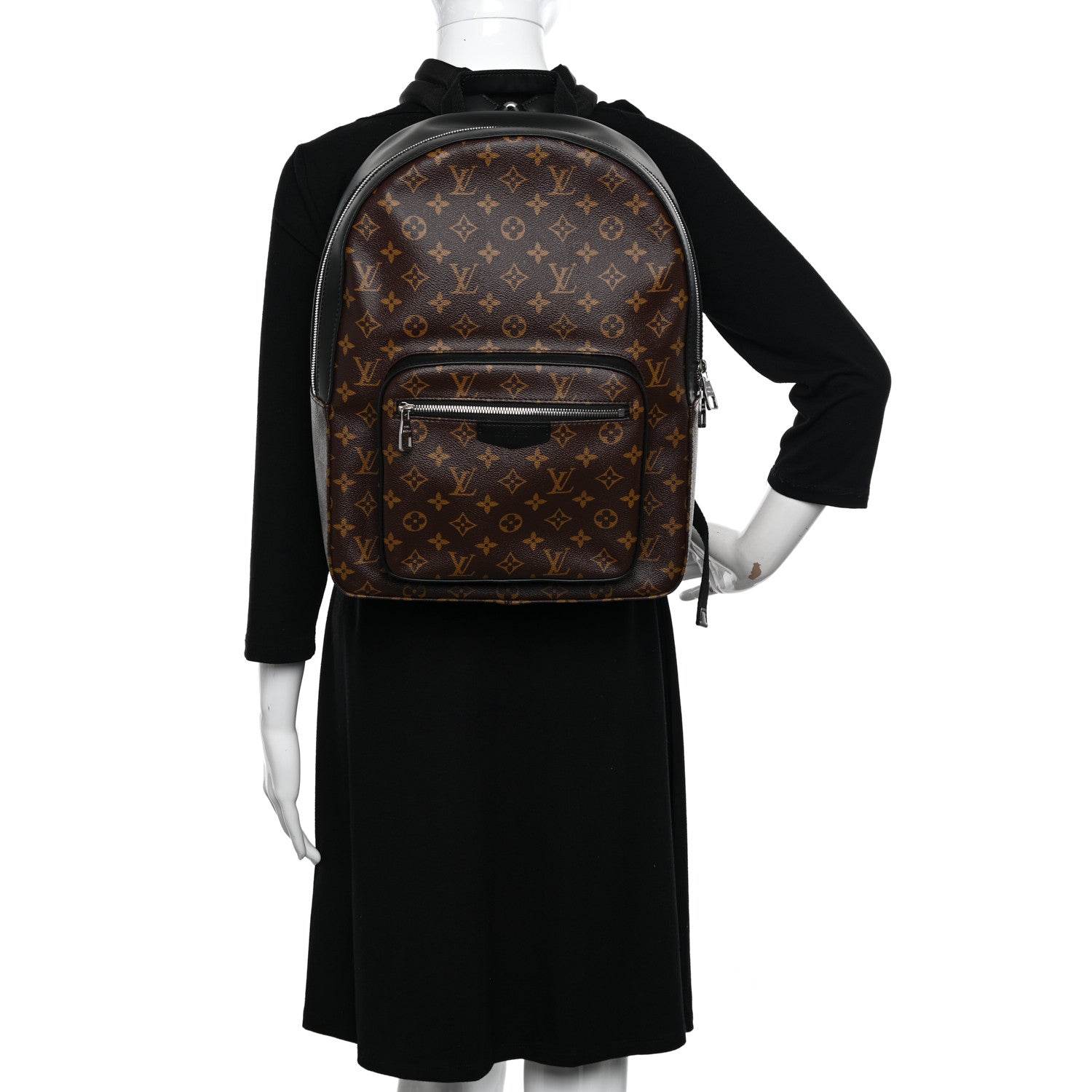 Louis Vuitton Monogram Macassar Josh Backpack 2 of 9