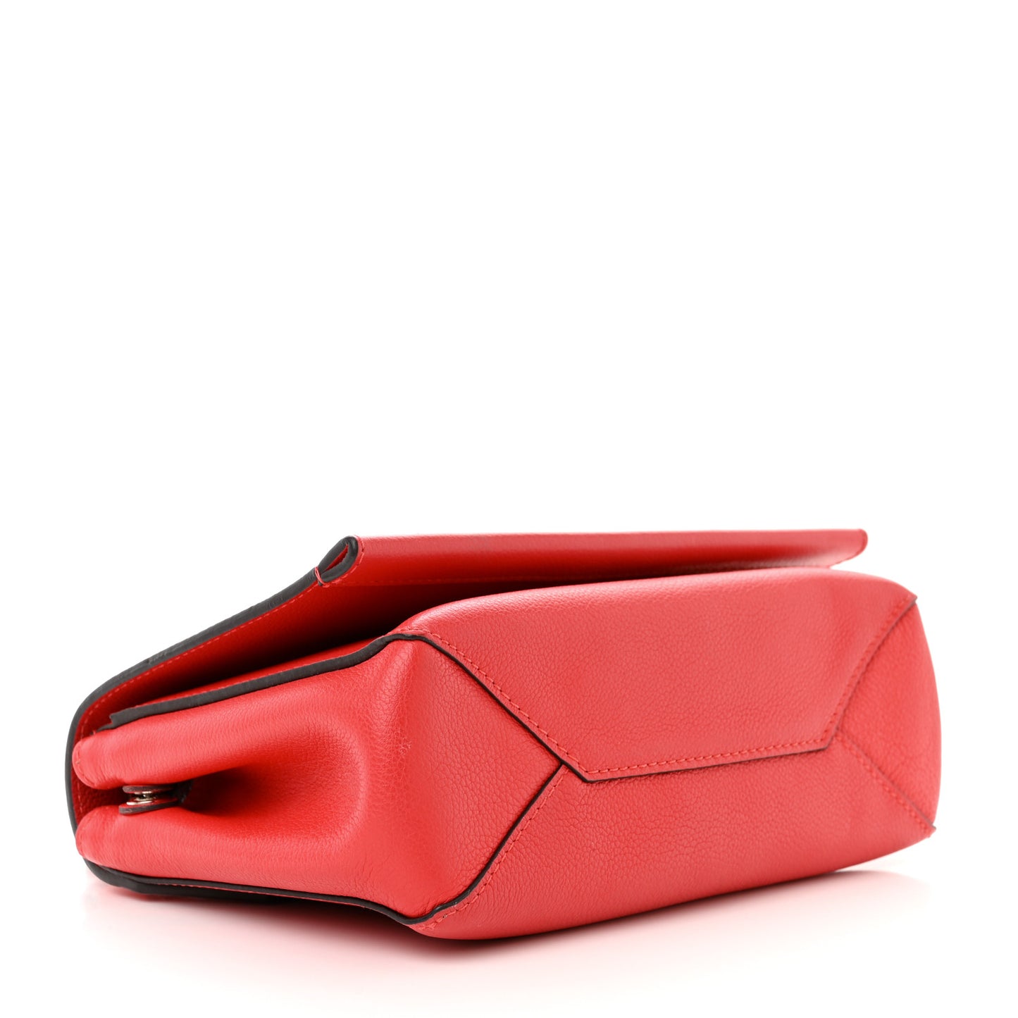 Calfskin Lockme II Chain Bag BB Poppy