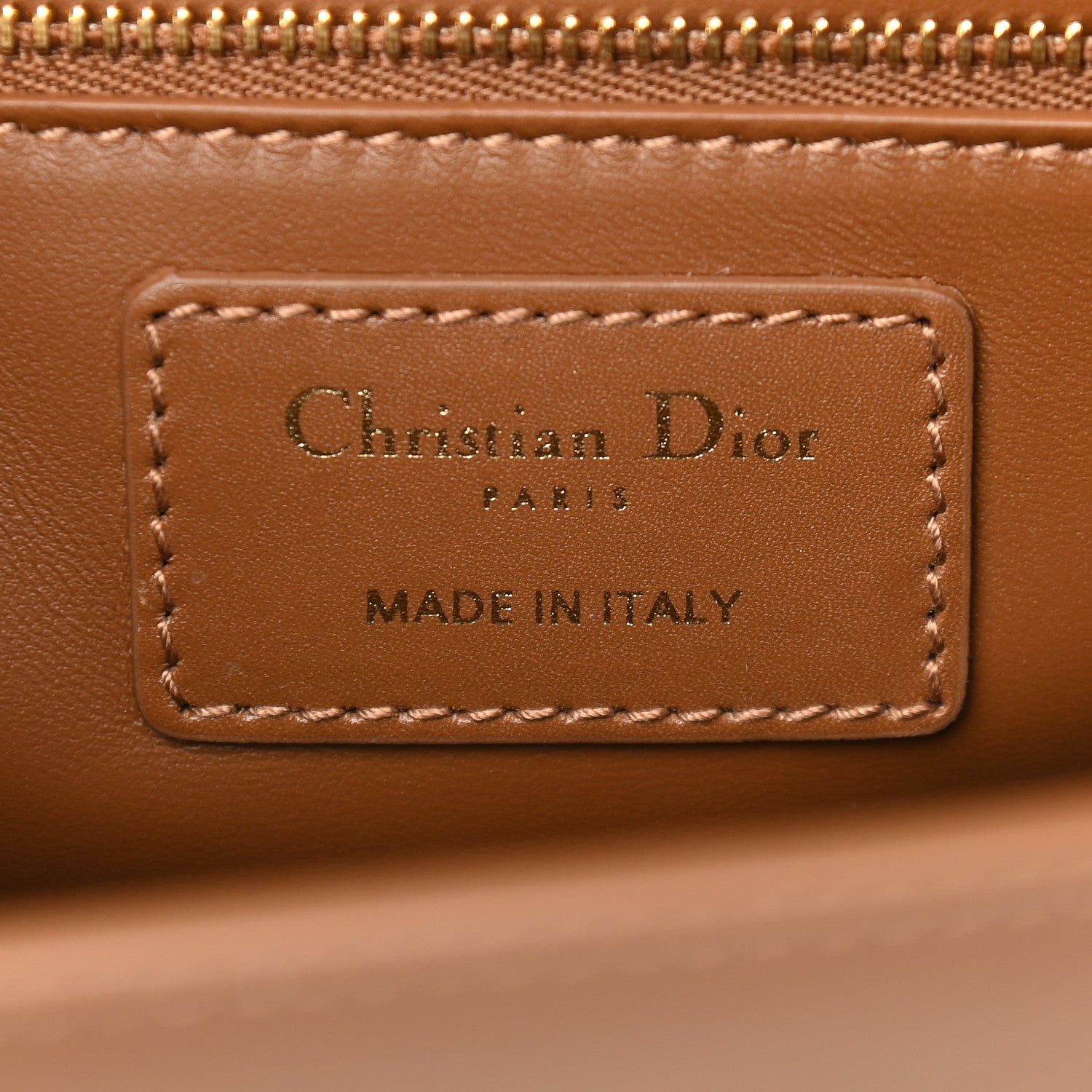 Christian Dior Smooth Calfskin 30 Montaigne Flap Bag Brown 6 of 9