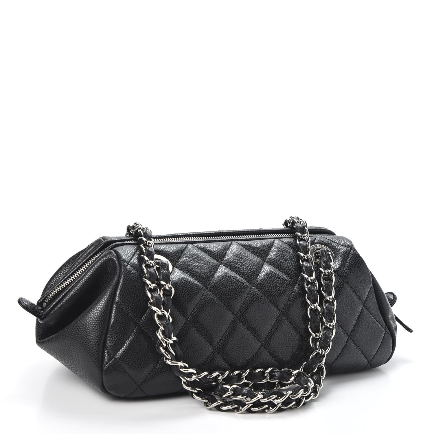 Chanel Caviar Quilted Timeless CC Shoulder Bag Black 2 of 9