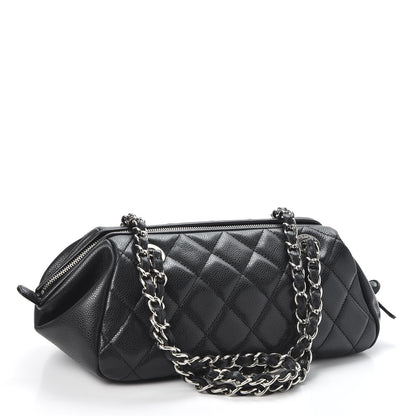 Chanel Caviar Quilted Timeless CC Shoulder Bag Black 2 of 9