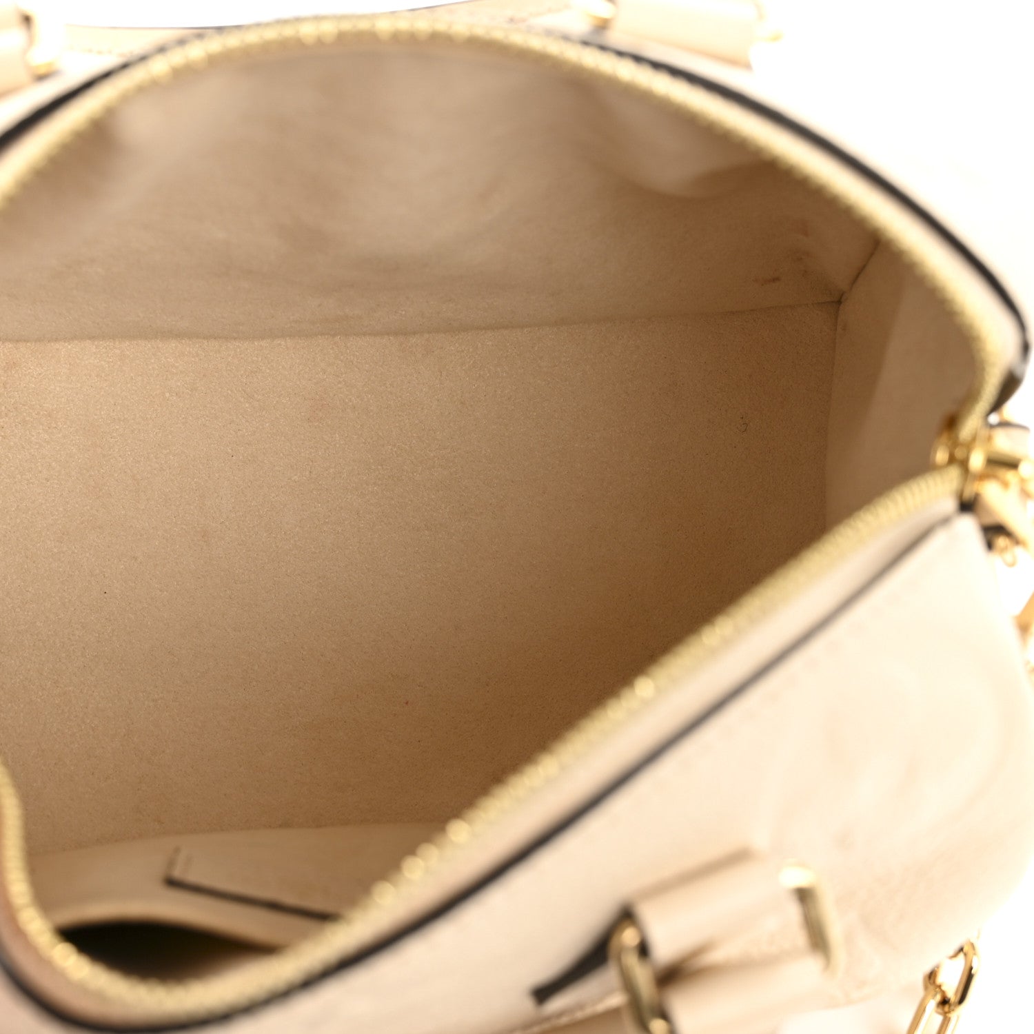 Louis Vuitton Empreinte Monogram Giant Speedy Bandouliere 20 Creme 5 of 12