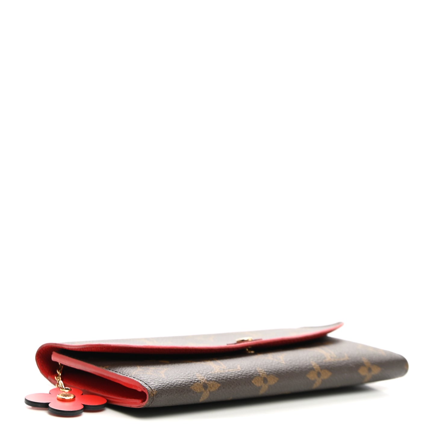 Monogram Bloom Flower Emilie Wallet Coquelicot