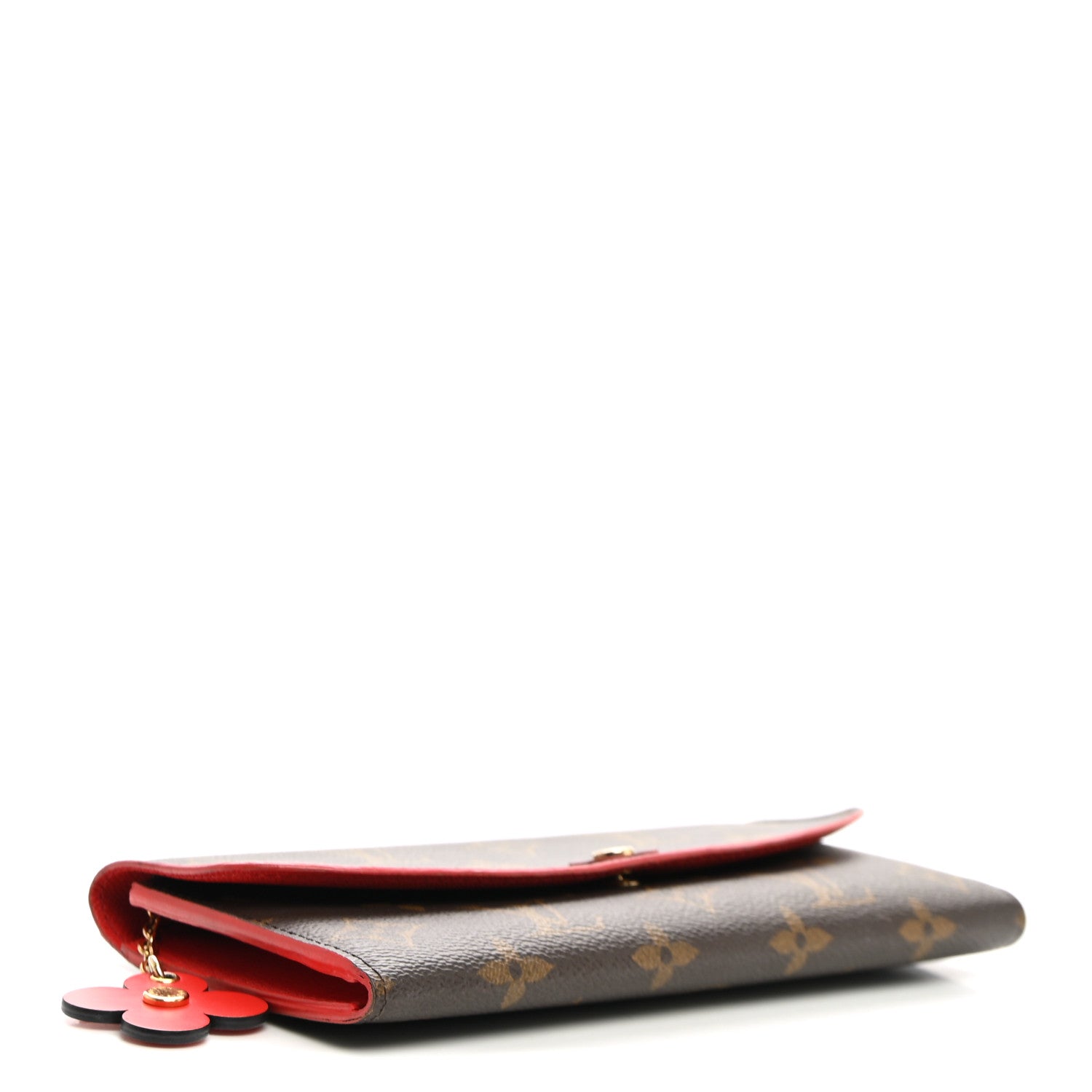 Louis Vuitton Monogram Bloom Flower Emilie Wallet Coquelicot 4 of 8