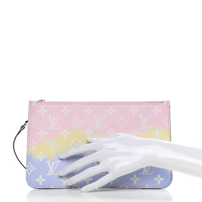 Louis Vuitton Monogram Escale Neverfull MM GM Pochette Pastel 2 of 8