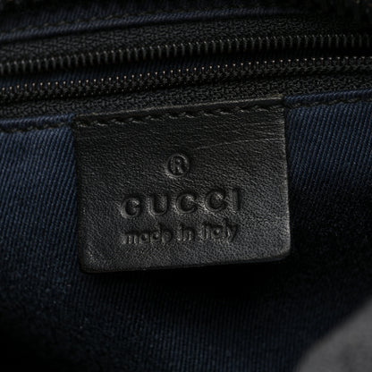 Gucci Denim Monogram Hobo Black 6 of 10