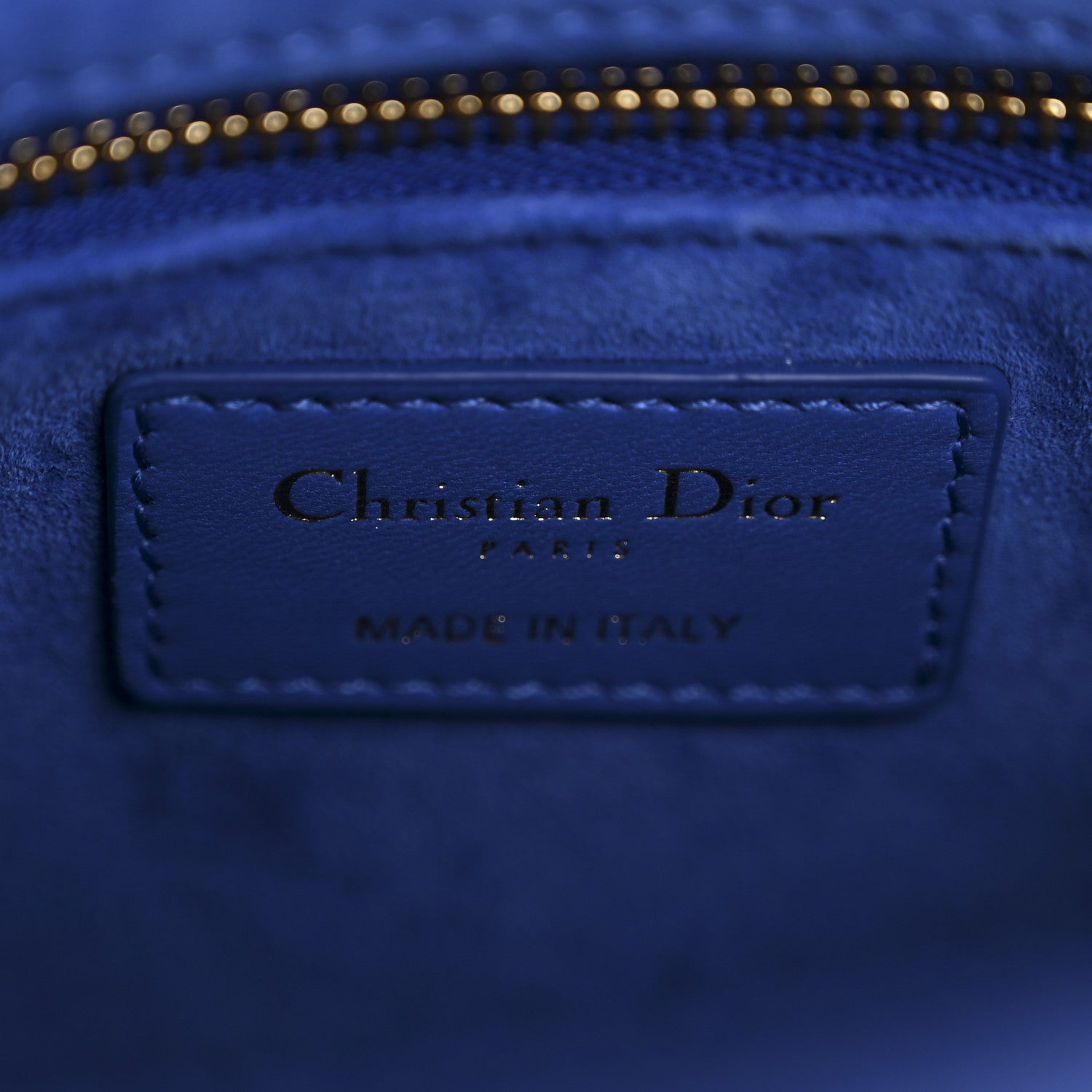 Christian Dior Lambskin Cannage Small My ABCDior Lady Dior Blue 6 of 14