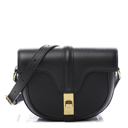 Celine Grained Calfskin Besace Small 16 Black 1 of 8