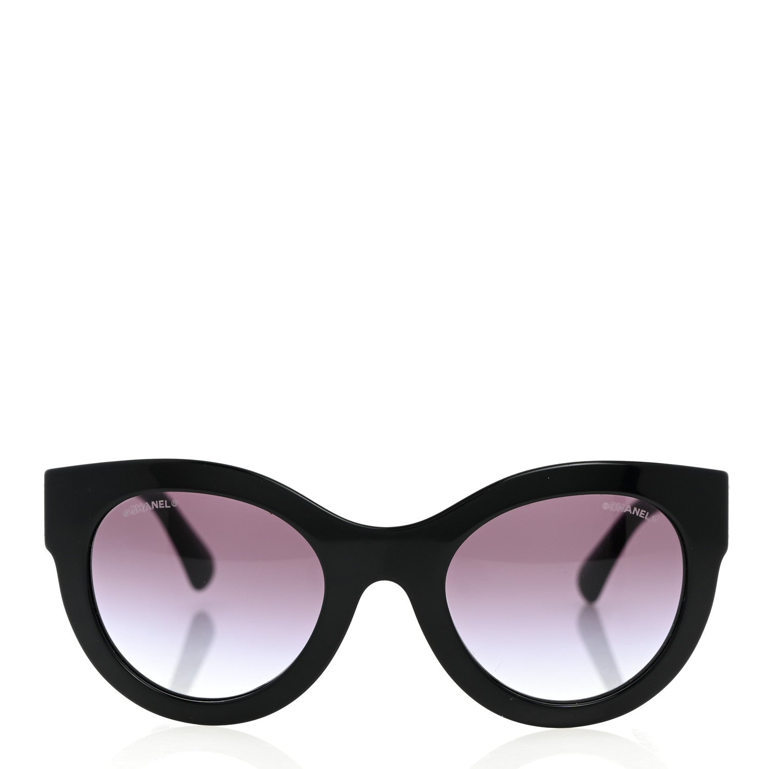 Chanel Crystal CC Sunglasses 5420-B-A Black 2 of 7