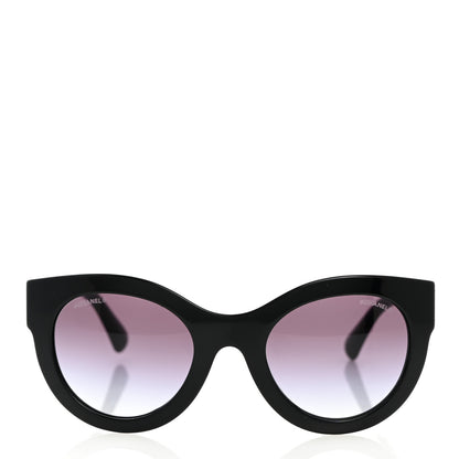 Chanel Crystal CC Sunglasses 5420-B-A Black 2 of 7