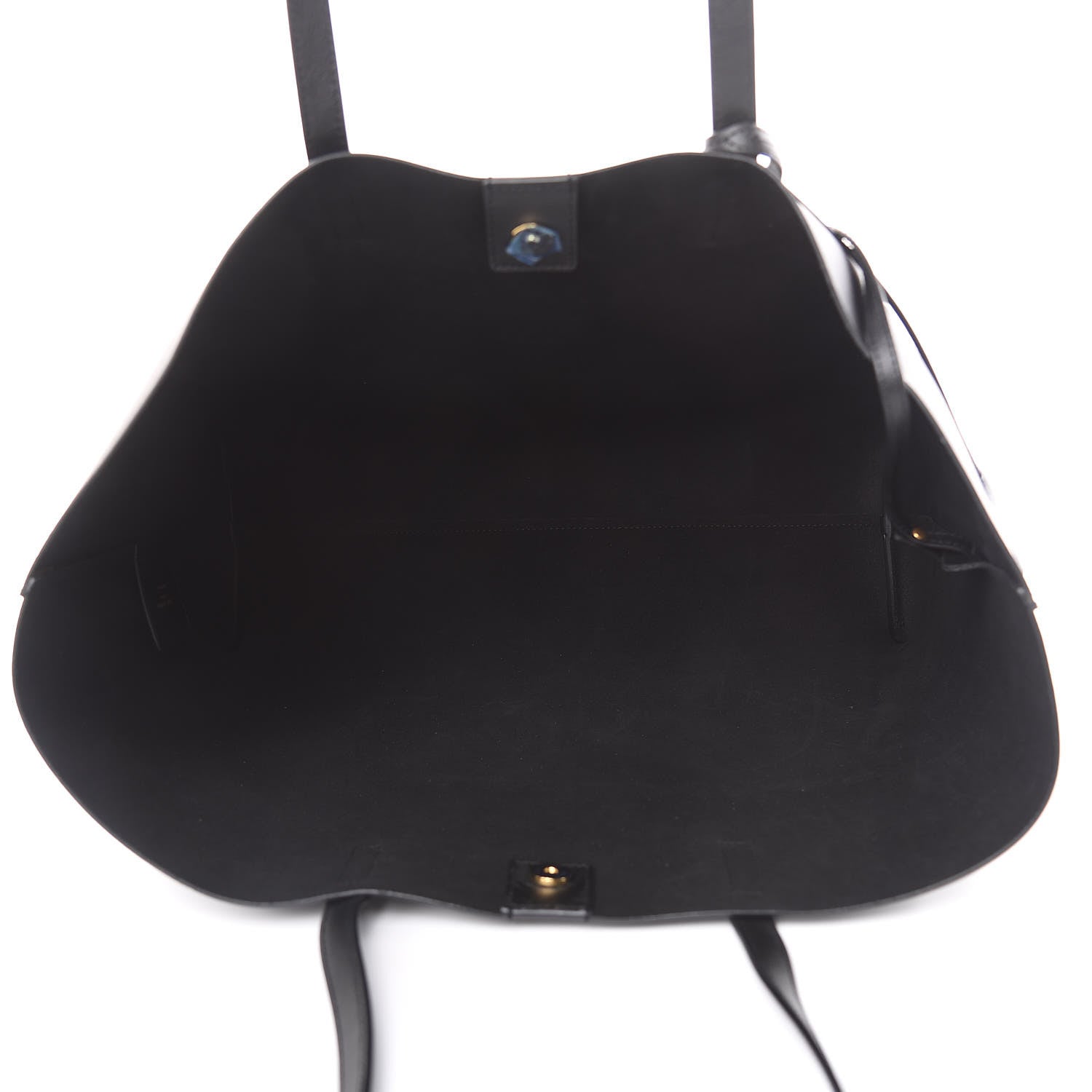 Saint Laurent Calfskin Large Shopping Tote Black 5 of 10
