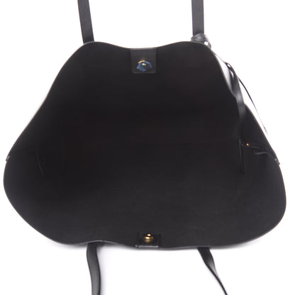 Saint Laurent Calfskin Large Shopping Tote Black 5 of 10