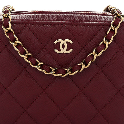 Chanel Caviar Quilted Camera Bag Burgundy 8 of 11