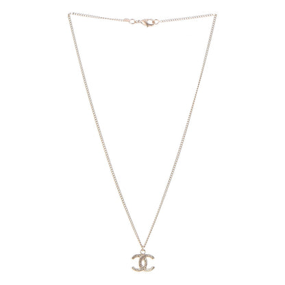 Chanel CC Pendant Necklace Gold 3 of 6