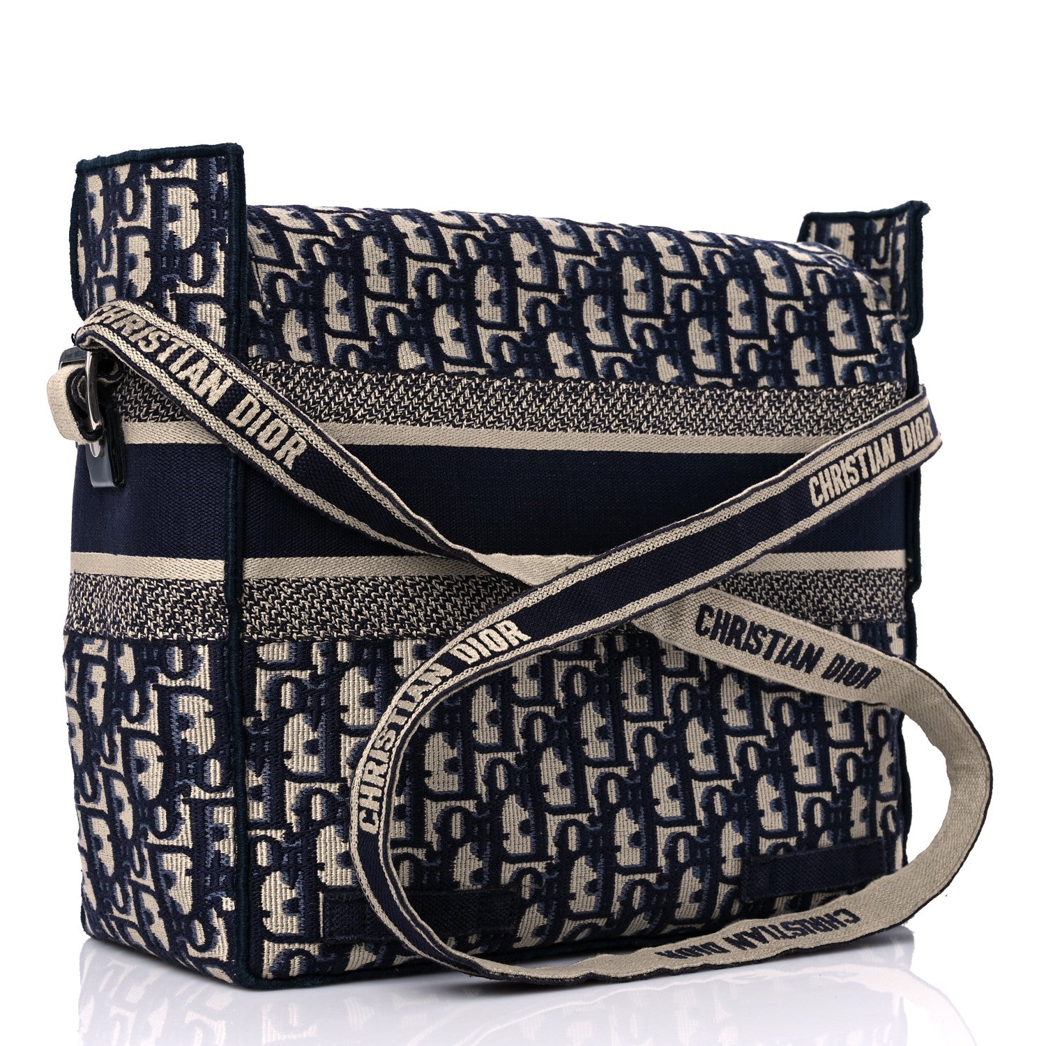 Christian Dior Oblique Medium Diorcamp Messenger Blue 3 of 13