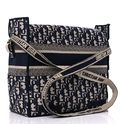 Christian Dior Oblique Medium Diorcamp Messenger Blue 3 of 13
