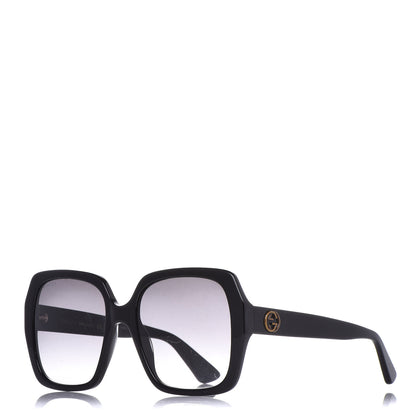 Gucci Acetate Square Frame GG0096S Sunglasses Black 1 of 6