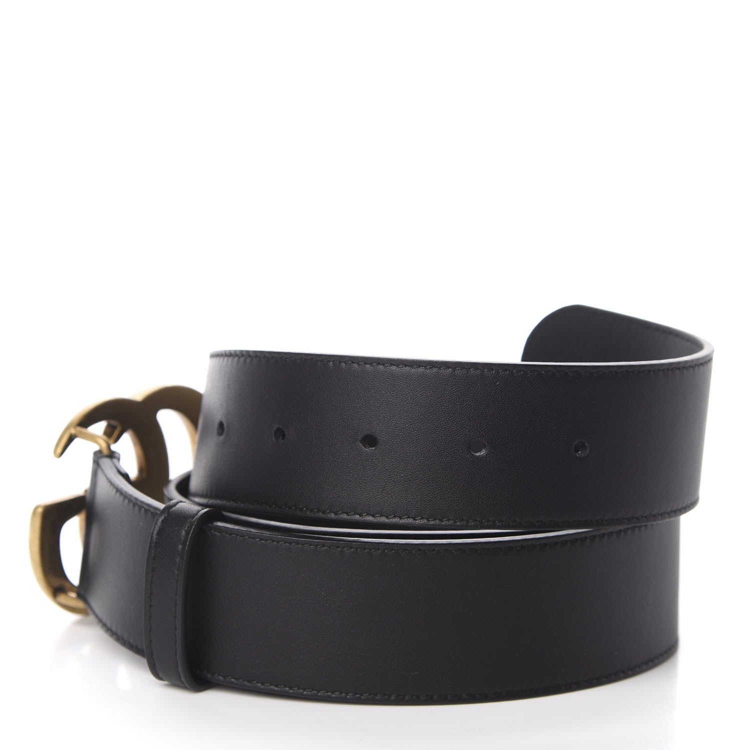 Gucci Calfskin Double G 40mm Belt 95 38 Black 4 of 7