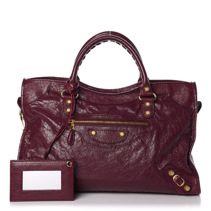 Balenciaga Agneau Giant 12 Gold Hardware City Violet Prune 1 of 8