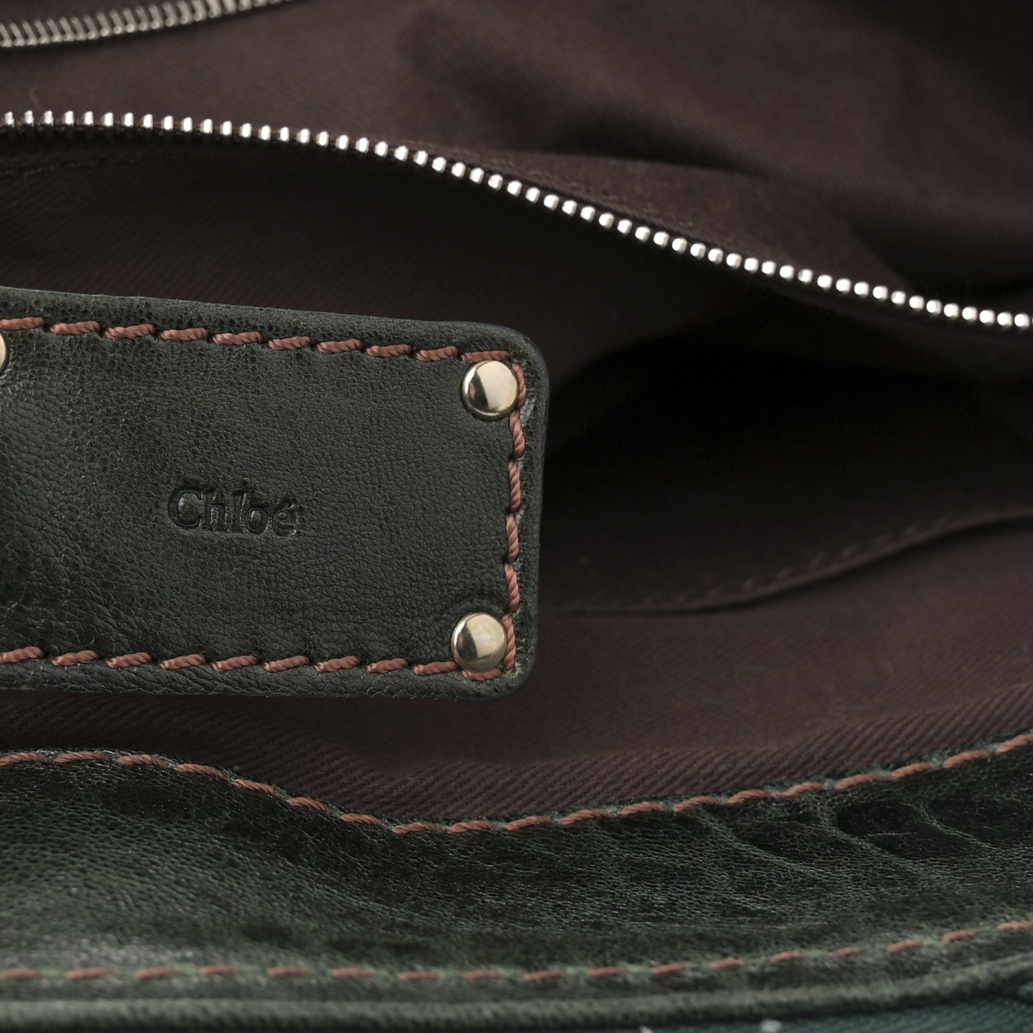 Chloe Calfskin Medium Paddington Capsule Satchel Laurier 6 of 12