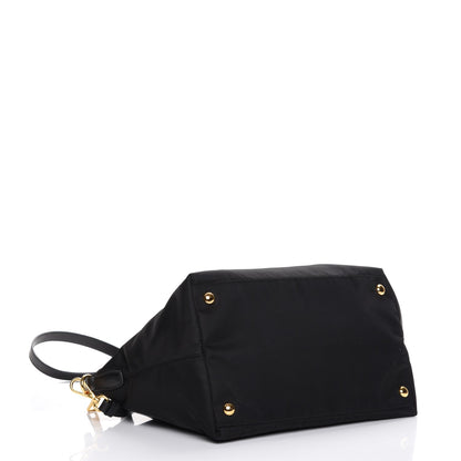 Prada Saffiano Tessuto Nylon Tote Nero Black 5 of 9