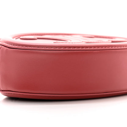 Celine Smooth Calfskin Cuir Triomphe Oval Purse Crossbody Lipstick 10 of 12