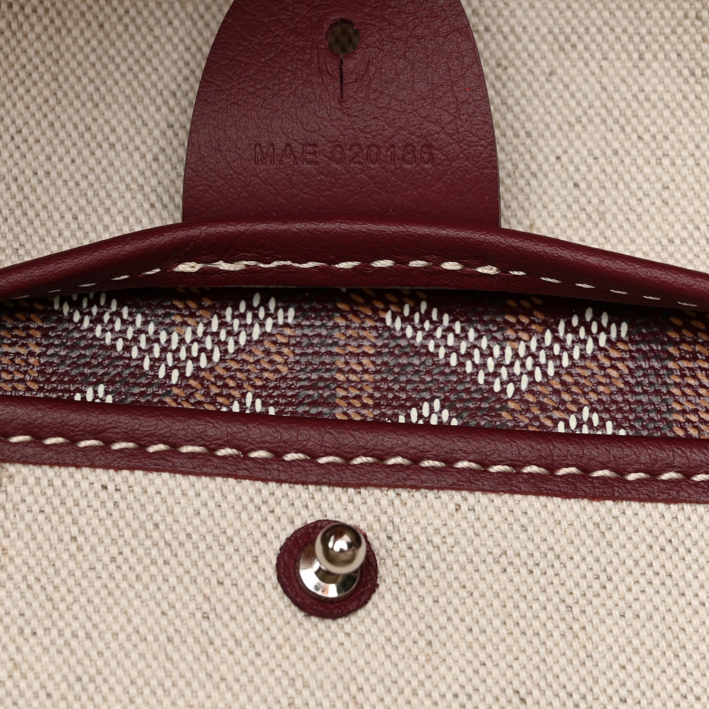 Goyardine Artois GM Burgundy