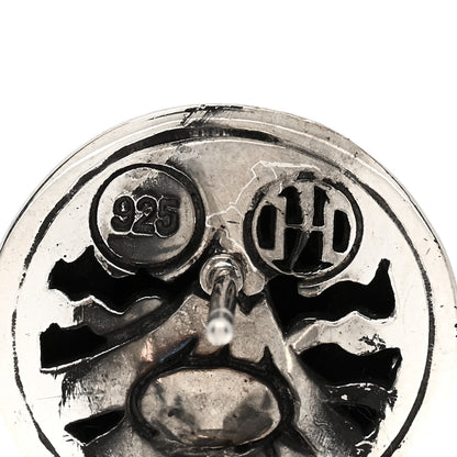 John Hardy Sterling Silver Classic Chain Round Hammered Stud Earrings 4 of 4