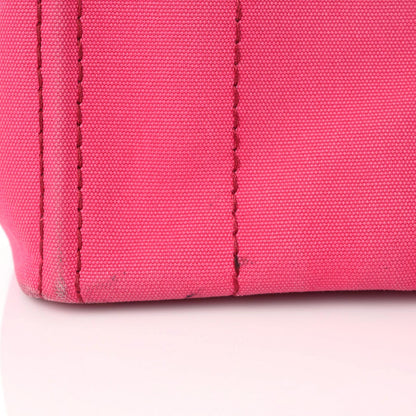 Prada Canapa Small Logo Tote Peonia 22 of 22