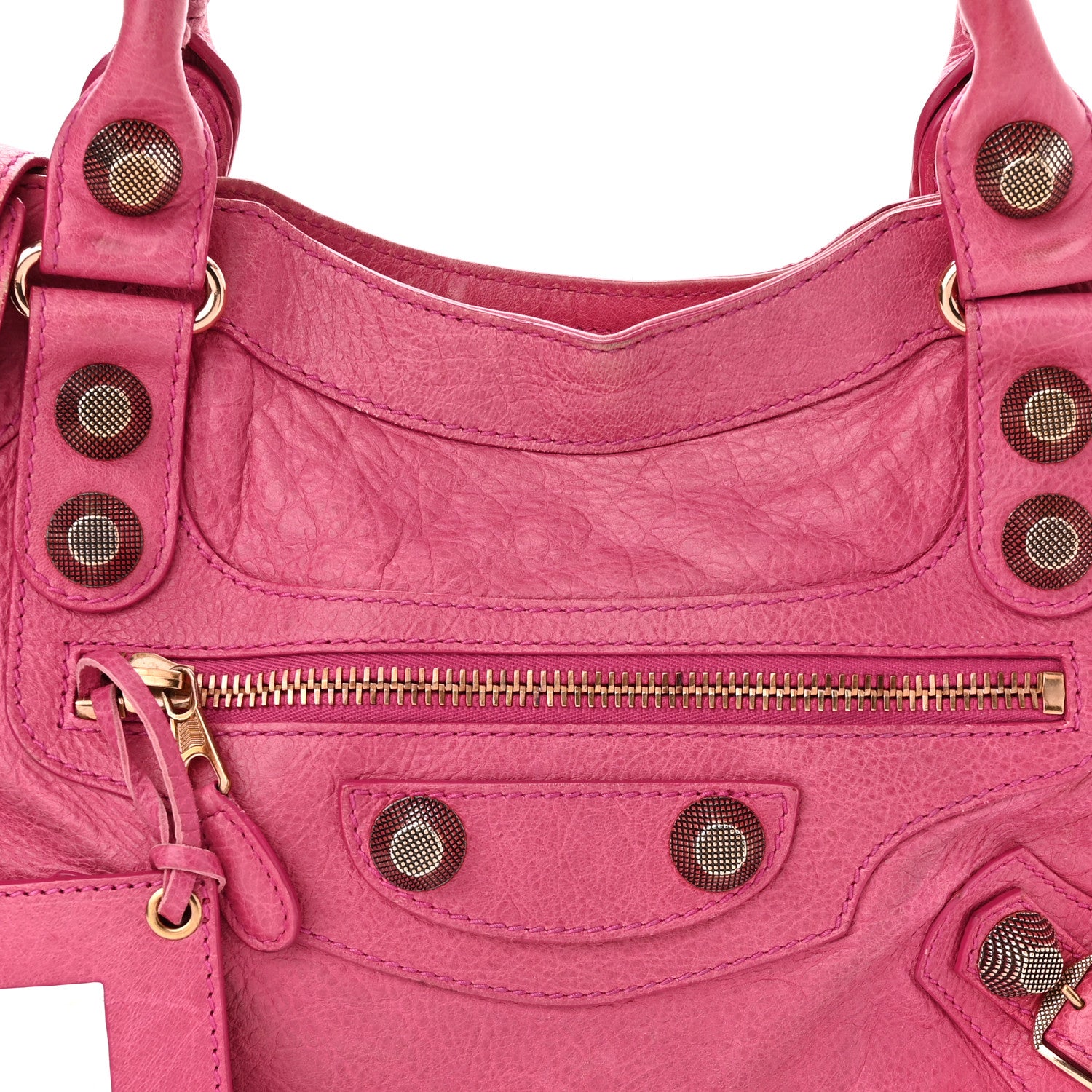 Balenciaga Agneau Giant 21 Rose Gold Hardware City Cyclamen Fucsia 8 of 16
