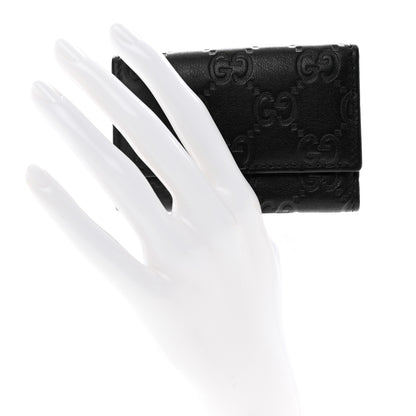 Gucci Guccissima 6 Key Holder Case Black 2 of 6