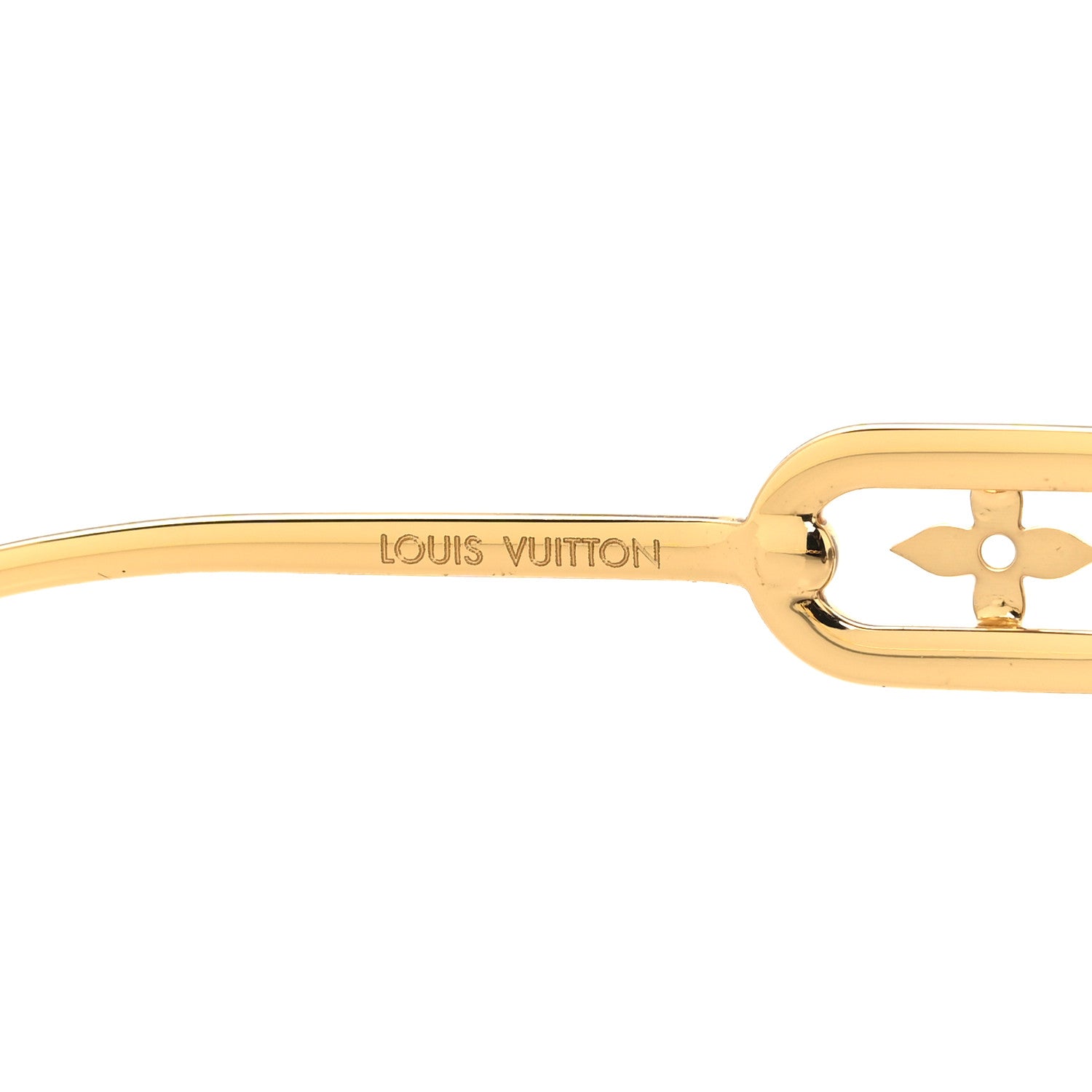 Louis Vuitton Metal Rimless LV Jewel Cat Eye Sunglasses Gradient Blue 5 of 7