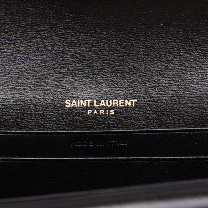 Saint Laurent Smooth Calfskin Monogram Small Sulpice Wallet Black 8 of 13