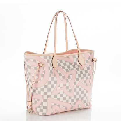 Louis Vuitton Damier Azur Tahitienne Neverfull MM 3 of 8