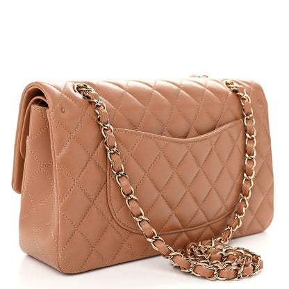 Chanel Lambskin Quilted Medium Double Flap Brown 3 of 10