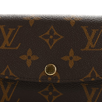 Louis Vuitton Monogram Emilie Wallet Rose Ballerine 9 of 10