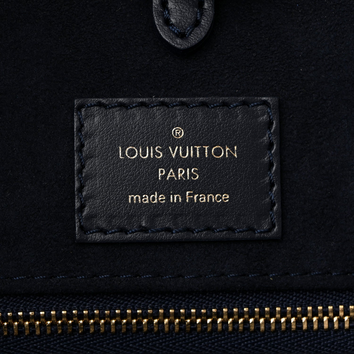 Louis Vuitton Empreinte Monogram Giant Onthego MM Navy Creme 6 of 9