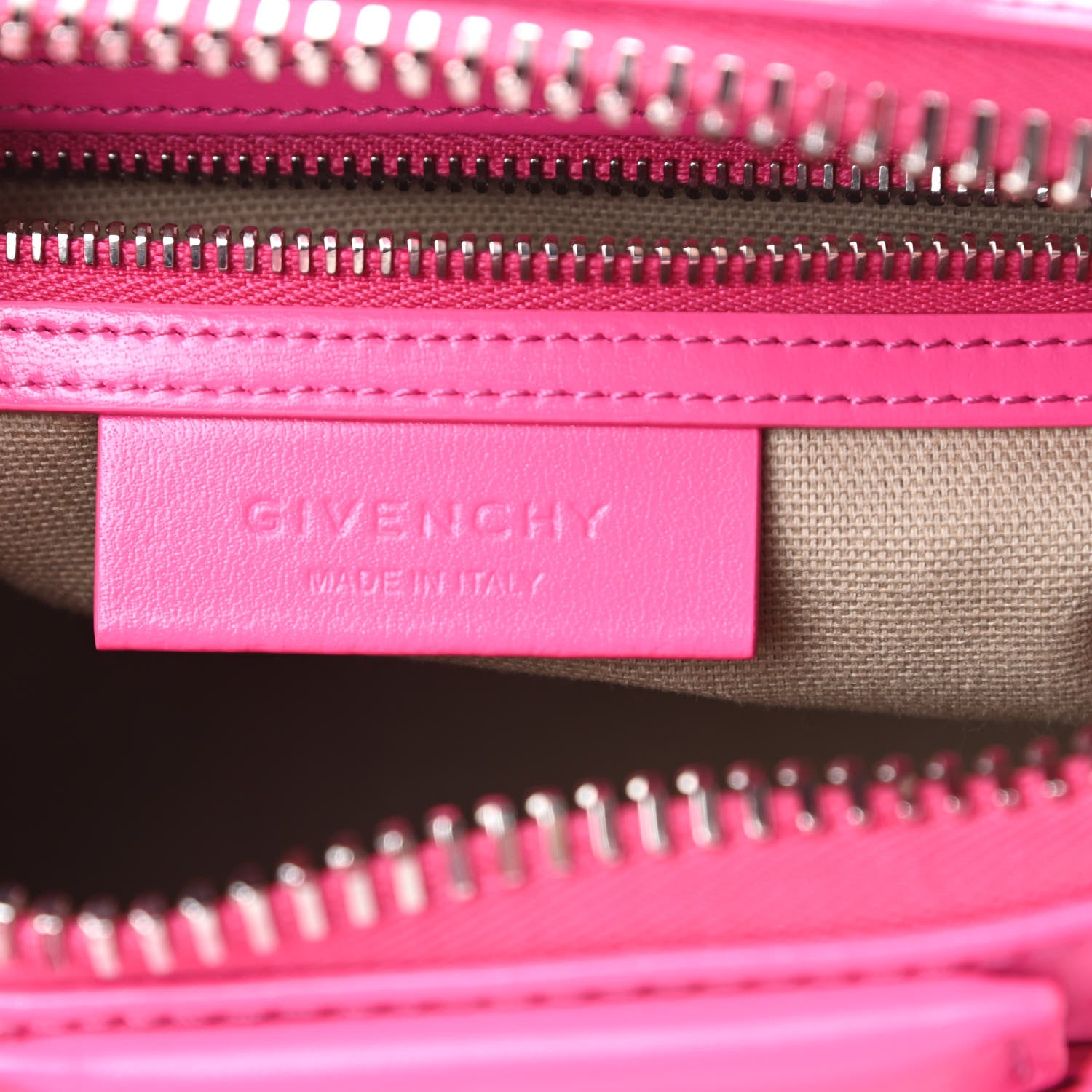 Givenchy Shiny Lord Calfskin Mini Antigona Shocking Pink 6 of 10