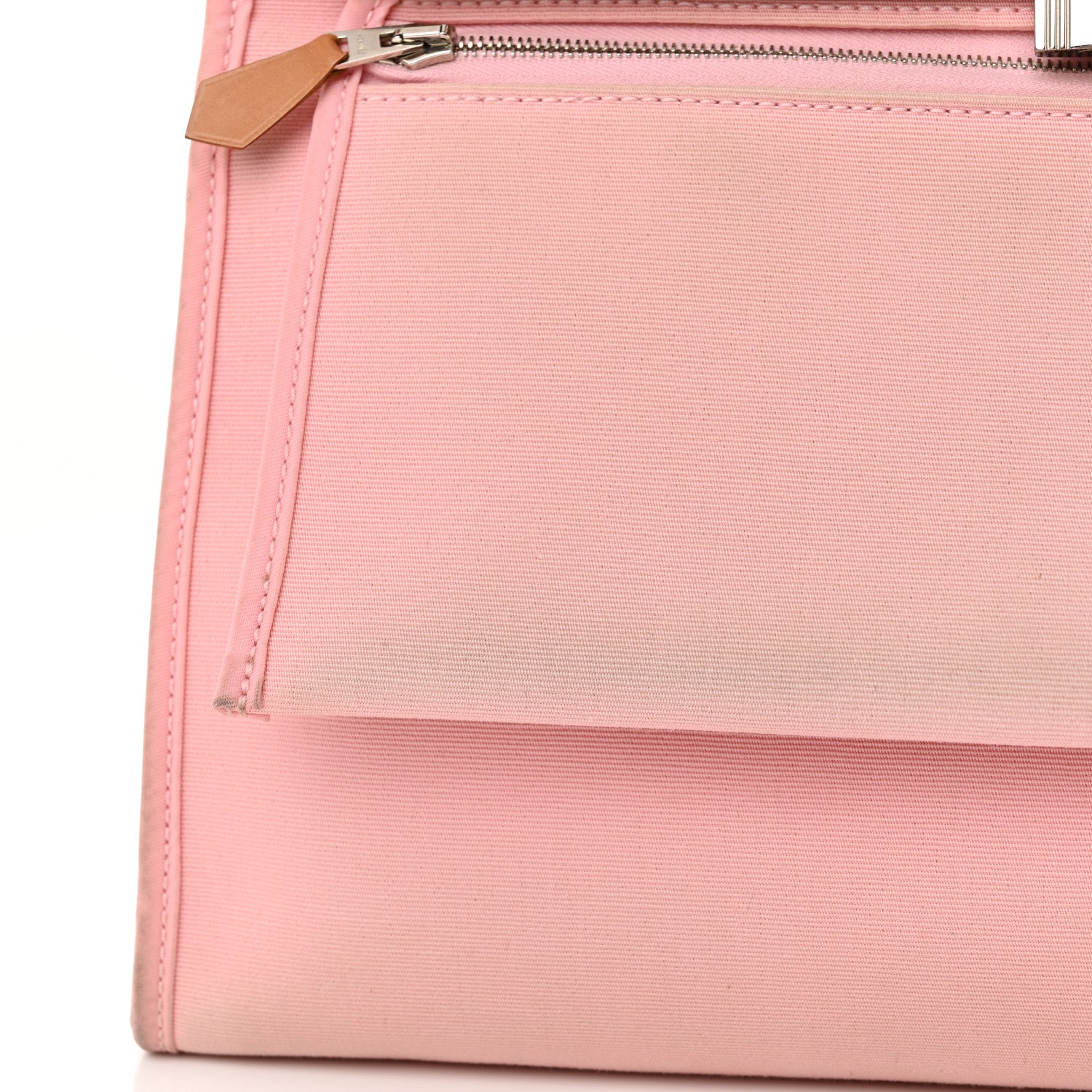 Hermes Vache Hunter Toile Herbag Zip 31 PM Rose Sakura 14 of 17